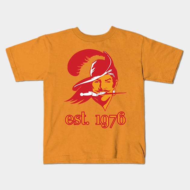 Tampa Football est. 1976 Kids T-Shirt by capognad